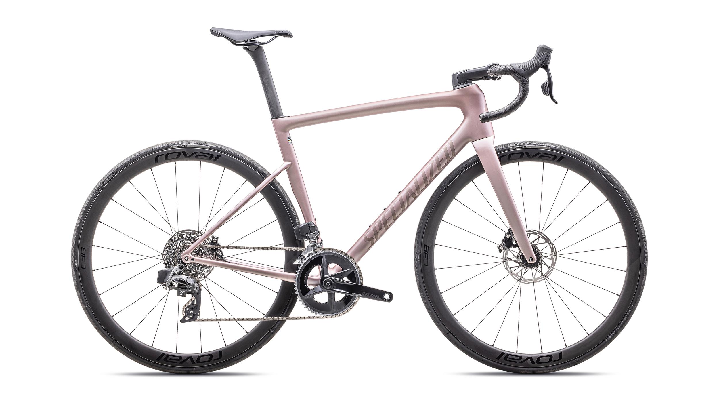 Bicicletas Carretera Tarmac SL8 Expert Rival eTap AXS Specialized 2025 Satin Champagne/Black Pearl #2