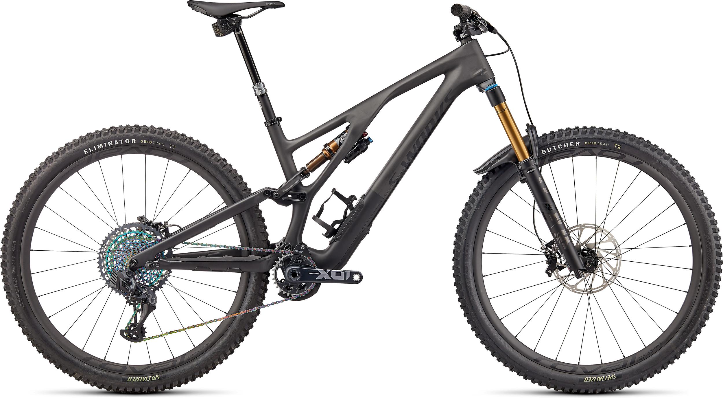 Bicicletas Trail Specialized Stumpjumper Evo S-Works Satin Brushed Blackiquid Metal/Carbon/Black