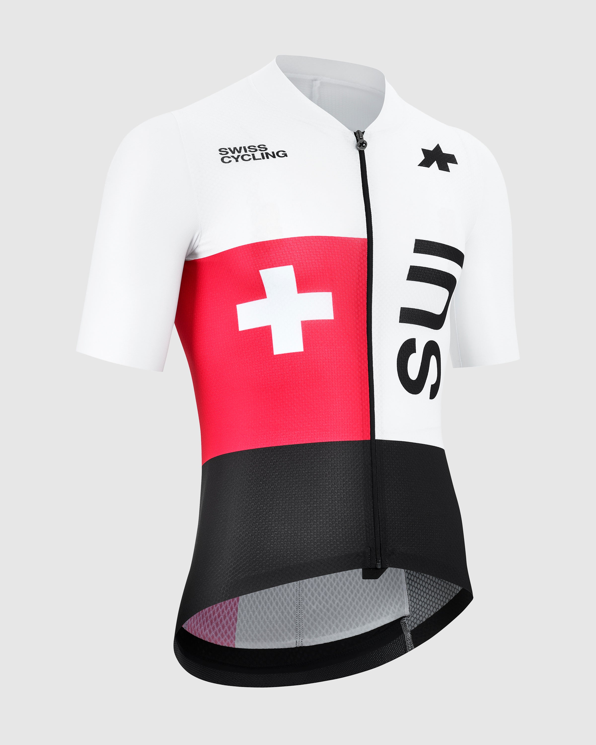 Maillot Manga Corta Assos Mille GT S11 Evo Swiss Cycling Replica Hombre White Series #2