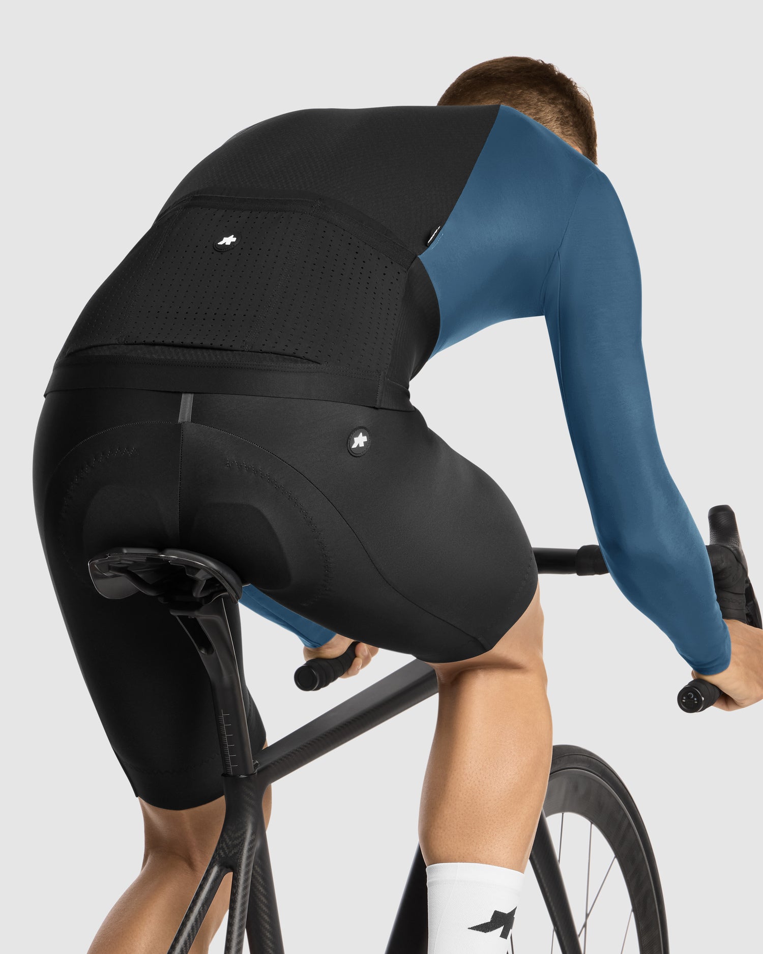 Assos Equipe R S11 Maillot Manga Larga Primavera/Otoño Petrol Blue #7