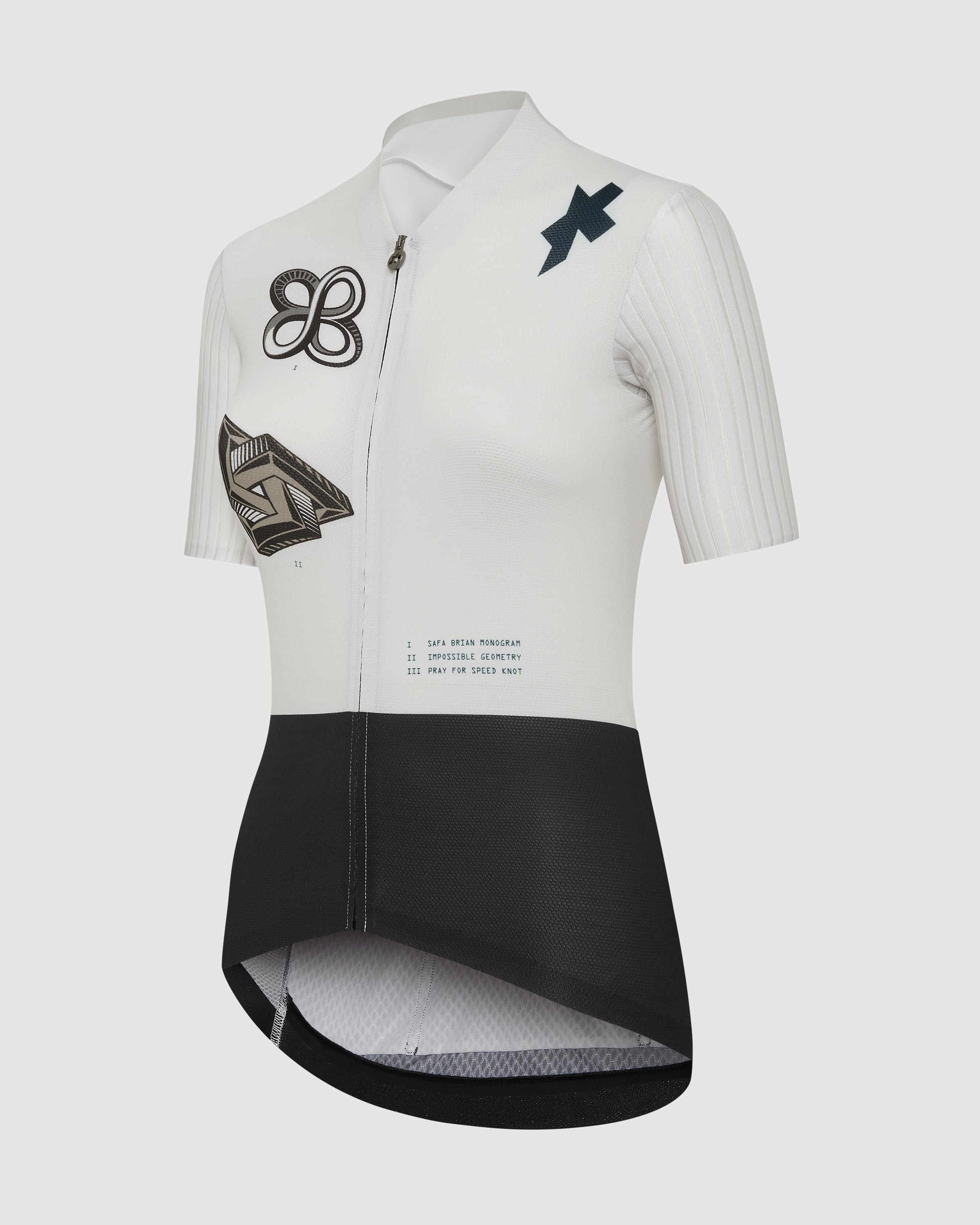 Maillot Manga Corta Assos Dyora RS S11 X Safa Brian Mujer Almond Milk #6