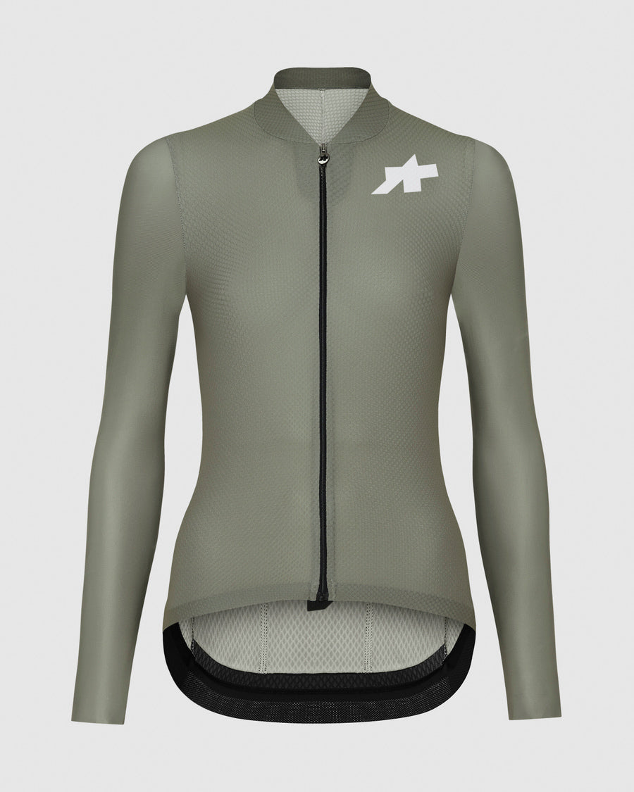 Maillot Manga Larga Assos Uma GT S11 Mujer Evo Edge Green