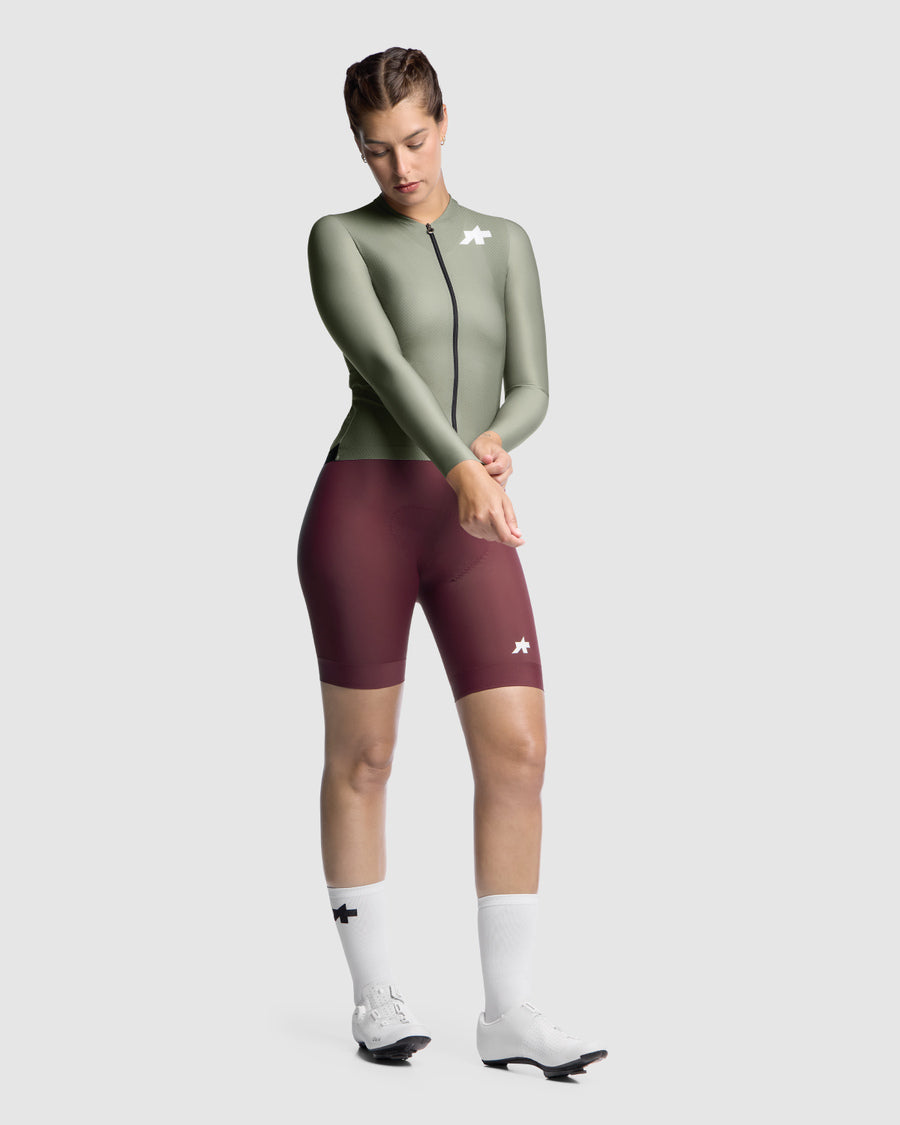 Maillot Manga Larga Assos Uma GT S11 Mujer Evo Edge Green #7