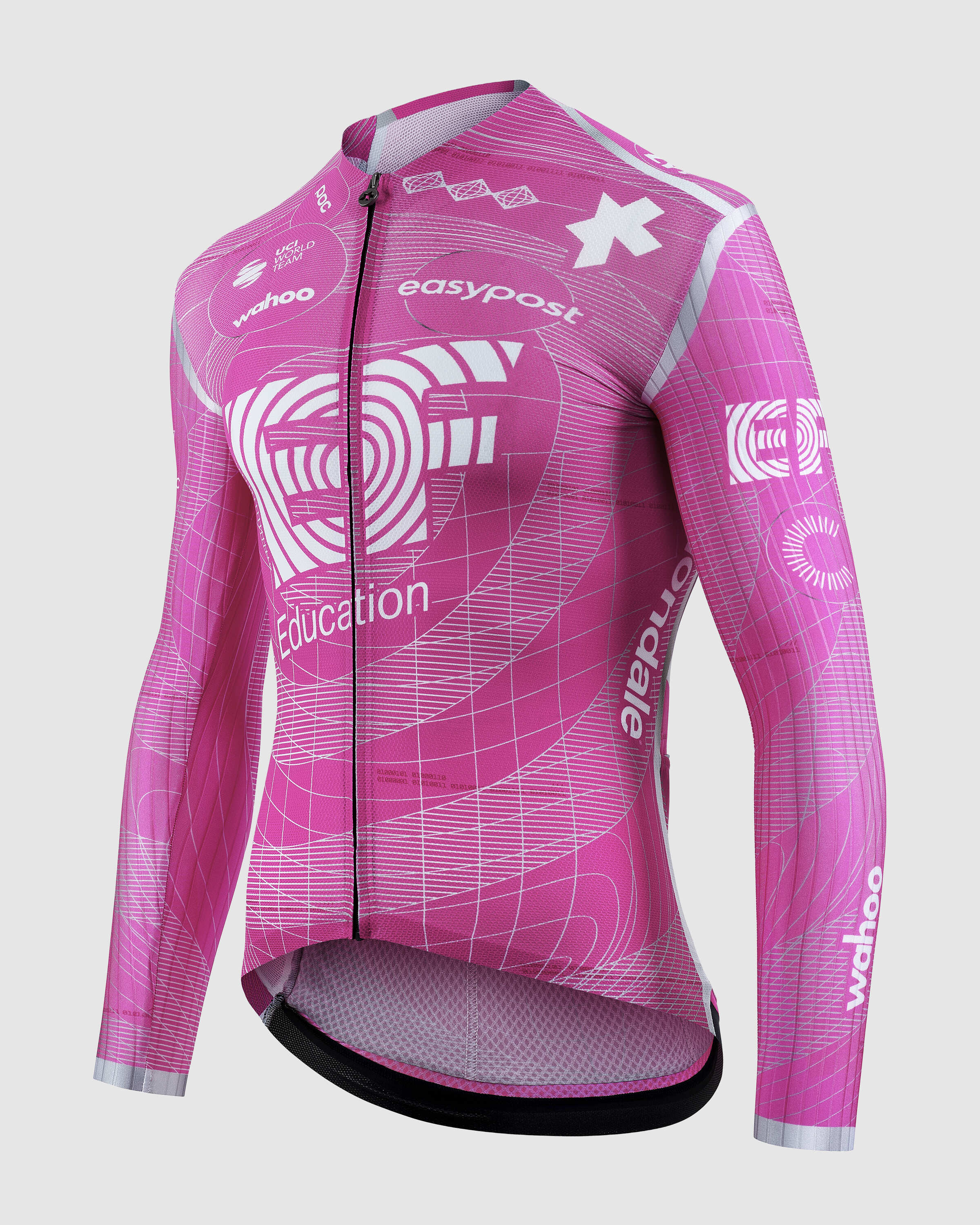 Maillot Manga Larga Assos Equipe RS LS S11 EF Hombre Pink EF #5