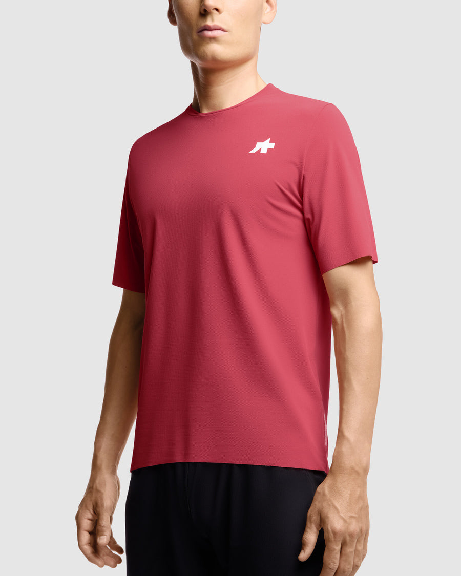 Camiseta Manga Corta Assos Tactical T5 Post Ride Hombre Deadly Berry #7