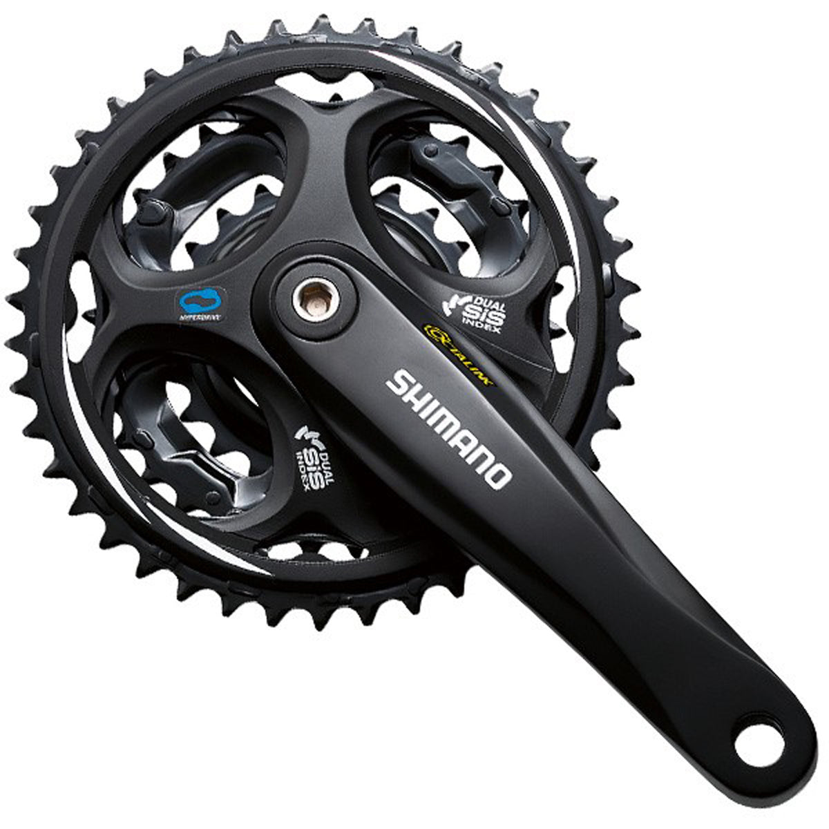 Juego Bielas/Platos Shimano Altus FC-M311 Square 48/38/28d Pedalier Negro