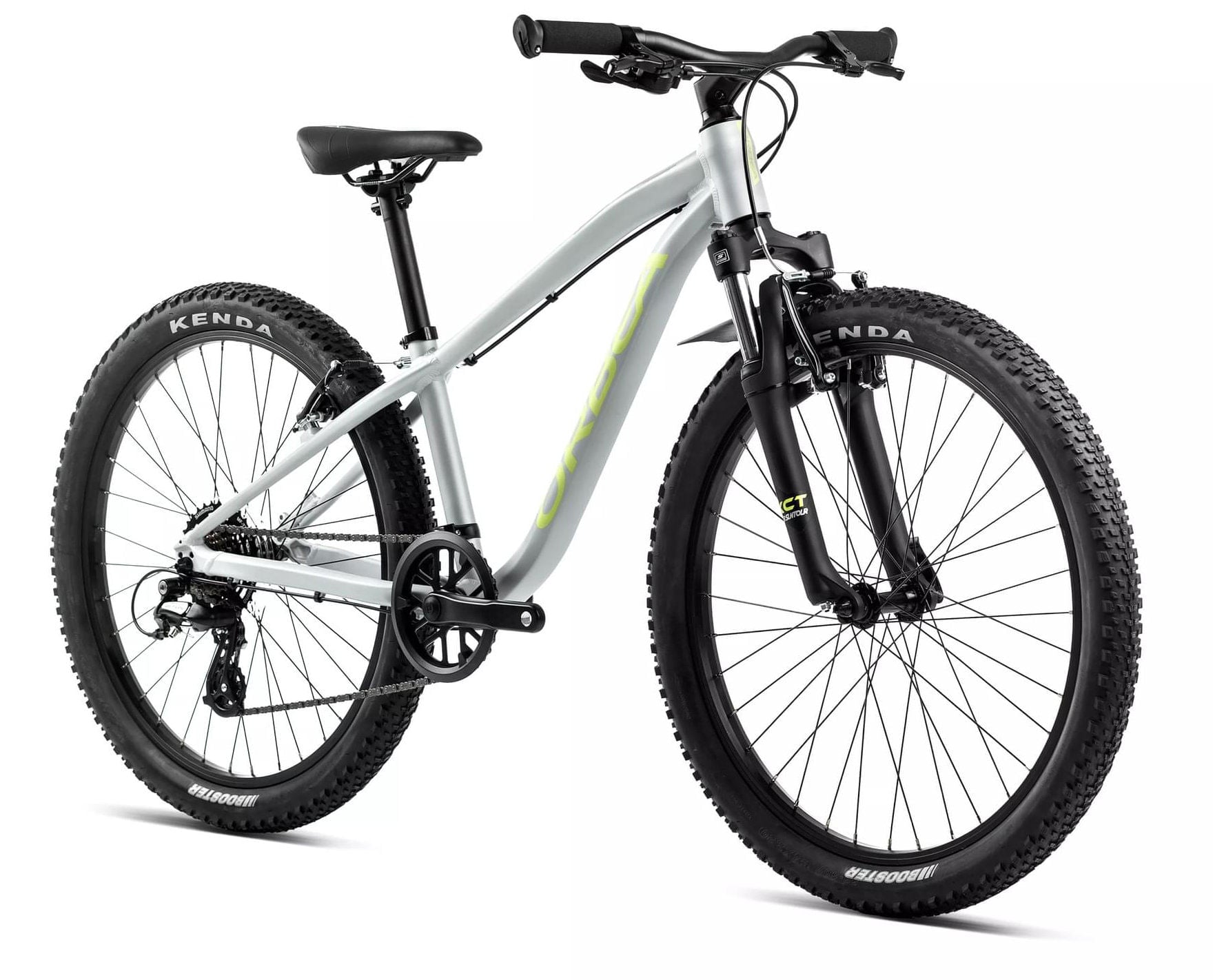 Bicicletas Junior - Niños Orbea Mx 24 Xc 2024 Halo Silver/Spicy Lime Matt