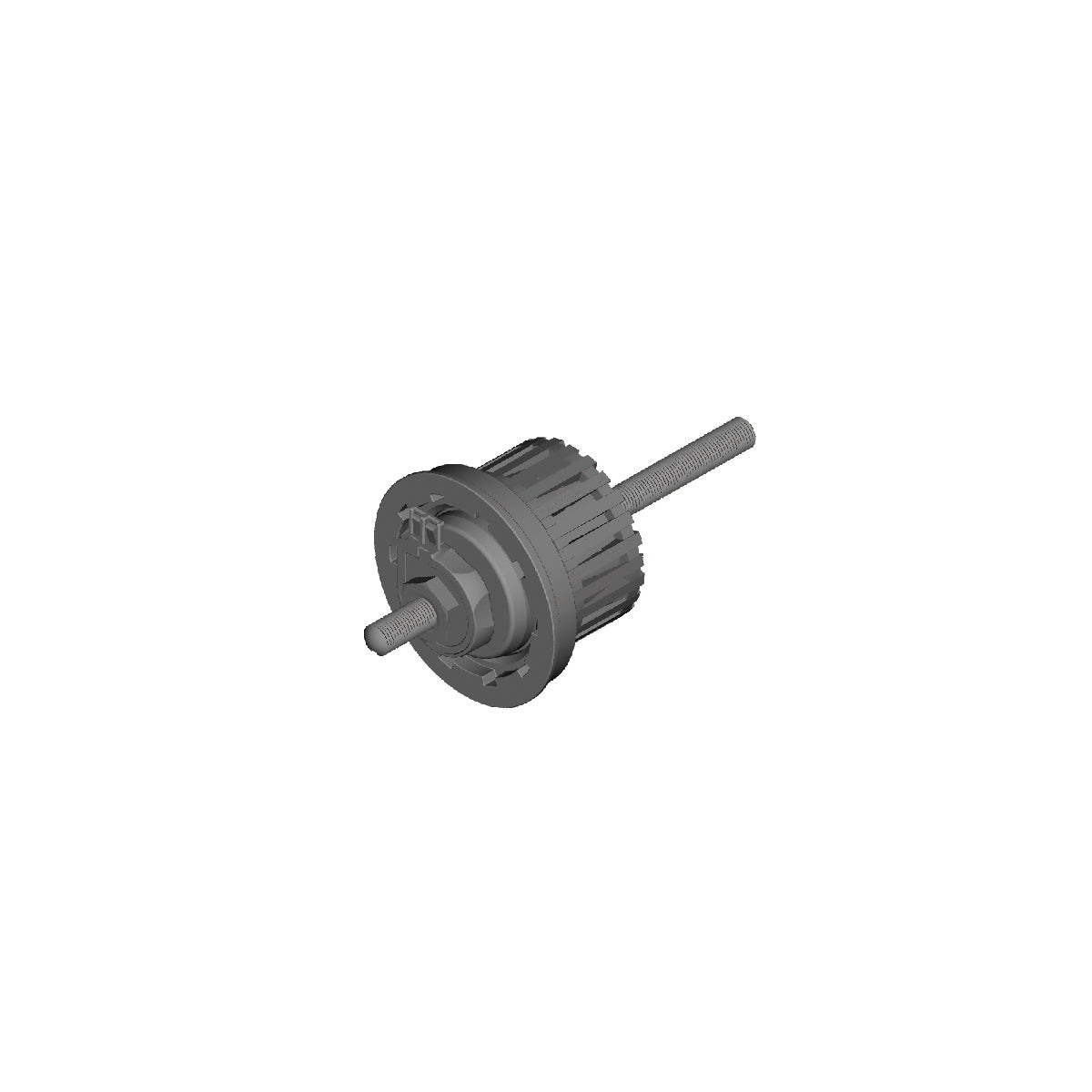 Conjunto Interno Shimano DH-C6000-1R 140mm Plata #2