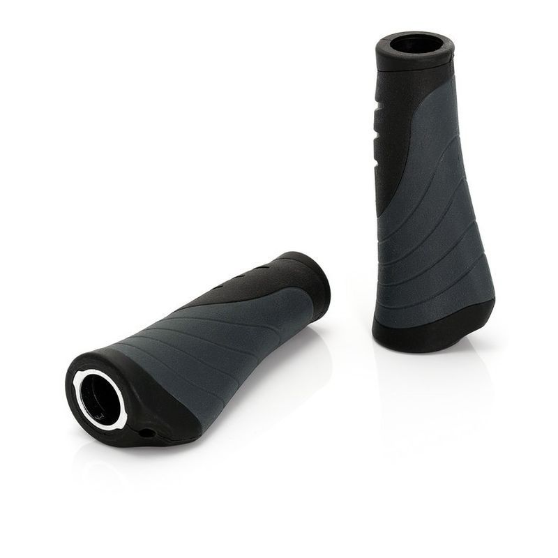 Juego Puños Xlc GR-S04 Ergonomicos 135mm Negro/Gris