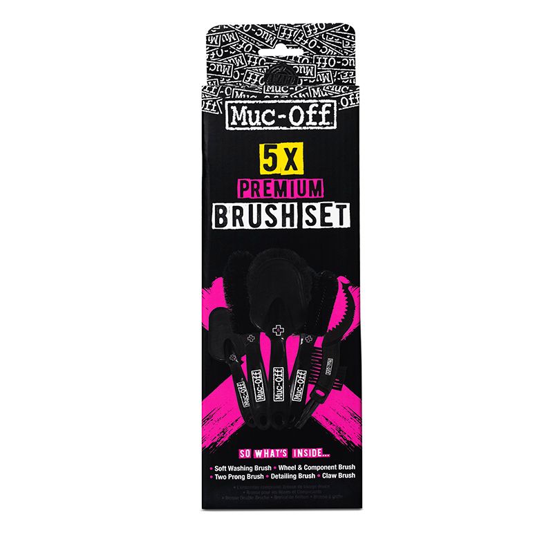 Kit 5 Cepillos Muc-off Limpieza Bicicleta