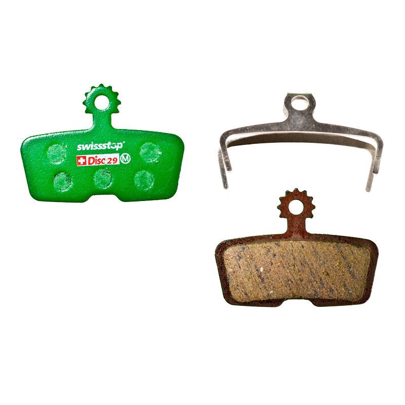 Juego Pastillas Freno Orgánicas Swissstop Disc 29 Verde