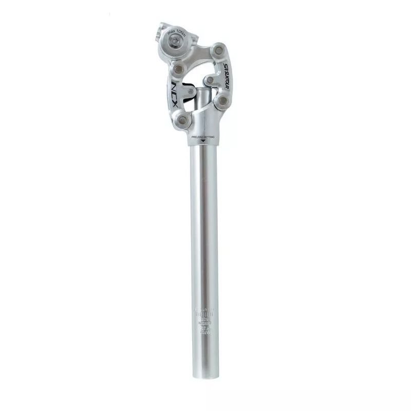 Tija Sillín Suspensión Suntour SP12 Ncx 350mm 50mm Aluminio Plata