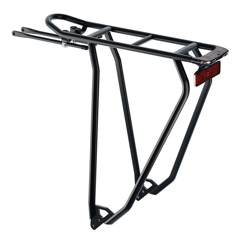 Portabultos Trasero Racktime Shine Evo Light 2.0 DC Snapit 2.0 28" Luz Integrada Aluminio Negro