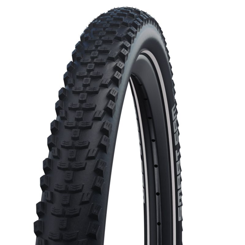Cubierta Schwalbe Smart Sam HS624 Active Line K-Guard TwinSkin NMC Rígida Negro