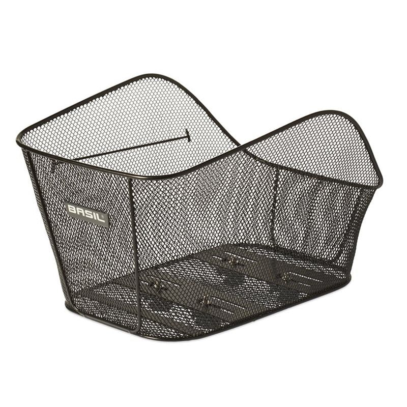 Cesta Trasera Basil Icon L MultiSystem NX WSL 29.5L Acero Negro