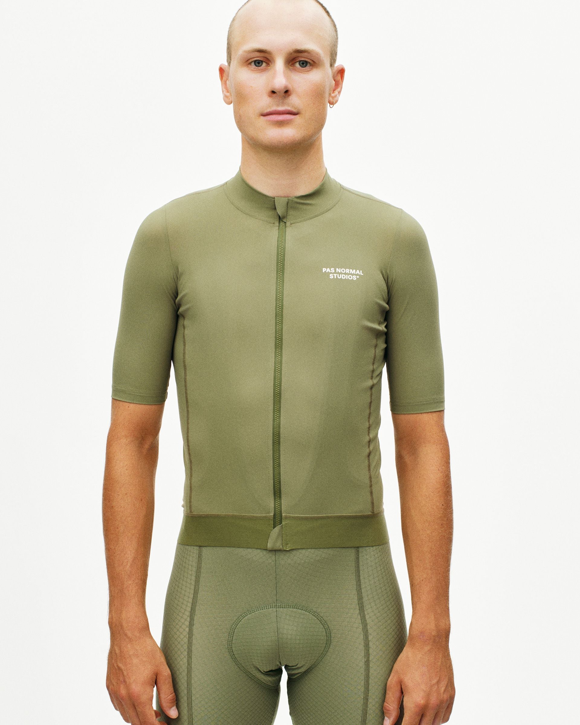 Maillot Manga Corta Pas Normal Studios Essential Hombre Light Olive #3