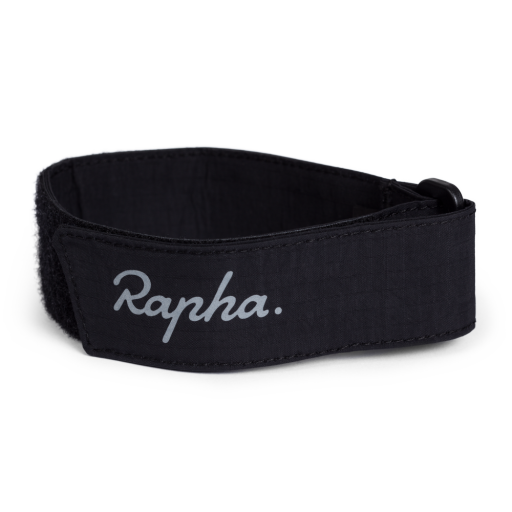 Correa Tobillo Rapha Negro/Silver Reflective