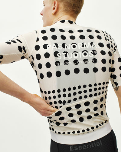 Maillot Manga Corta Pas Normal Studios Essential Hombre Dot Off White #7