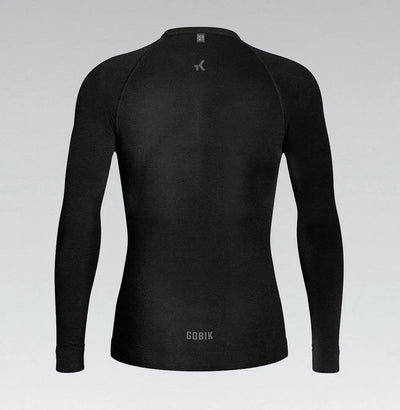 Camiseta Interior Manga Larga Winter Merino Gobik Hombre Coal #2