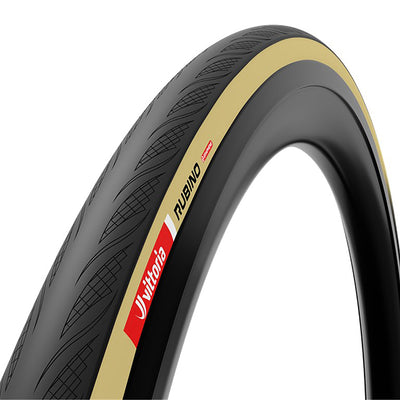 Cubierta Vittoria Carretera Rubino V Plegable G2 Crema/Negro