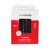 Pack 2 Vittoria Rubino V G2 Taitettavaa Rengasta 2 Sisäputkea Musta