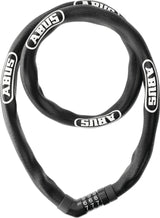 Abus Steel-O-Chain 4804C/110 Ketjulukko/Numerolukko musta