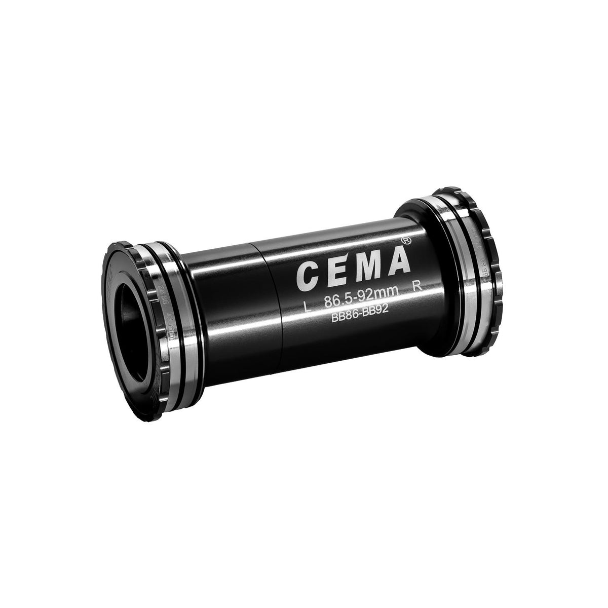 Pedalier Cema BB86/BB92 Shimano Acero Inoxidable Negro