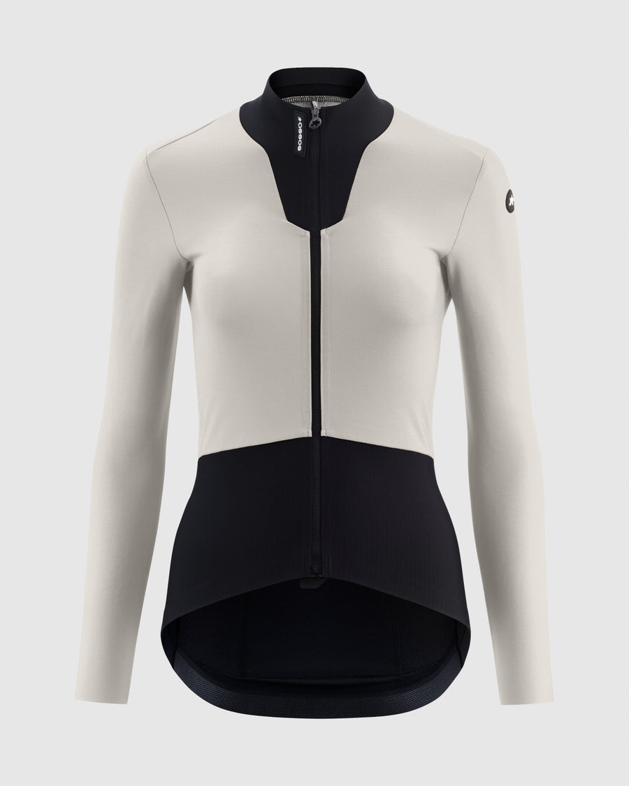 Maillot Manga Larga Assos Dyora R Spring Fall S11 Mujer Almond Milk