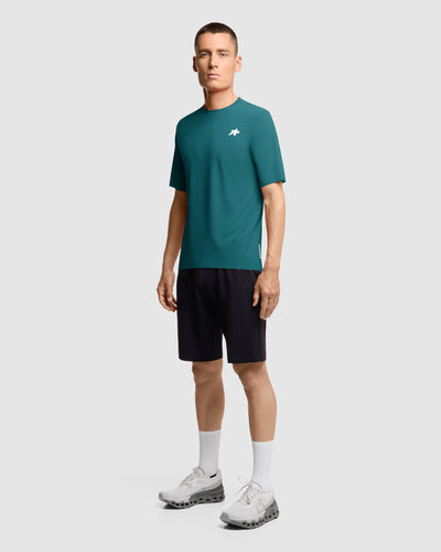 Camiseta Manga Corta Assos Tactical T5 Post Ride Hombre Deep Petrol #4