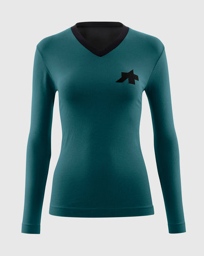 Assos Tactica T5 Camiseta Técnica Manga Larga Mujer Foundation Green