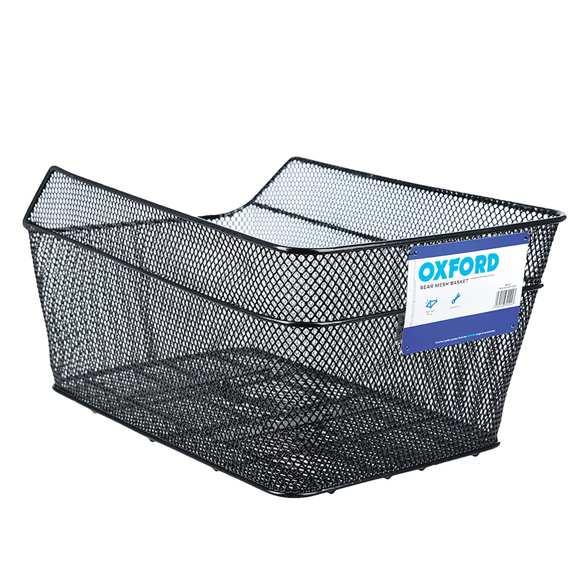 Cesta Trasera Oxford Alambre Ajustes Negro