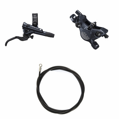 Kit Freno Disco Hidráulico Shimano SLX BR-M7100/BL-M7100 Trasero/Derecho Resina Sin Aletas/Adaptador Latiguillo 1700mm Negro #2
