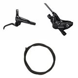Hydraulic Disc Brake Kit Shimano BR-MT501/BR-MT520 Rear/Right Resin Non-Finned/Adapter 1700mm Hose Black