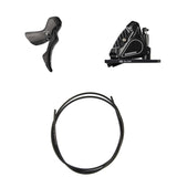 Hydraulic Disc Brake Kit Shimano Tiagra BR-RS405/ST-R4020 Taakse/Oikealle Hartsi Siivekkeillä Ilman Adapteria 1700mm Letku Musta