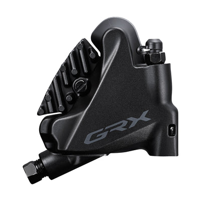 Kit Freno Disco Hidráulico Shimano GRX BR-RX400/ST-RX610 Trasero/Derecho Resina Aletas Sin Adaptador Latiguillo 1700mm Negro
