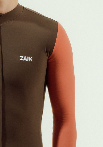 Zaik Maillot Manga Larga Essence Unisex Terracota #6