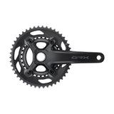 Kampiakseli Shimano GRX FC-RX600-10 46/30t 10s Ilman Keskiötä Musta