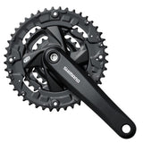 Kampiakseli Shimano FC-M371 Square 48/36/26t 9s Pohjalaakeri Ketjuohjain Musta