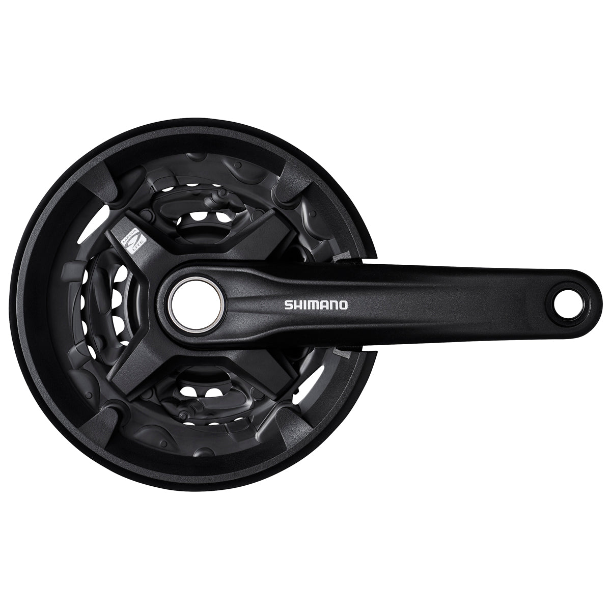 Juego Bielas Shimano FC-MT210-3 Crankset 9v 40/30/22d Con CG Negro