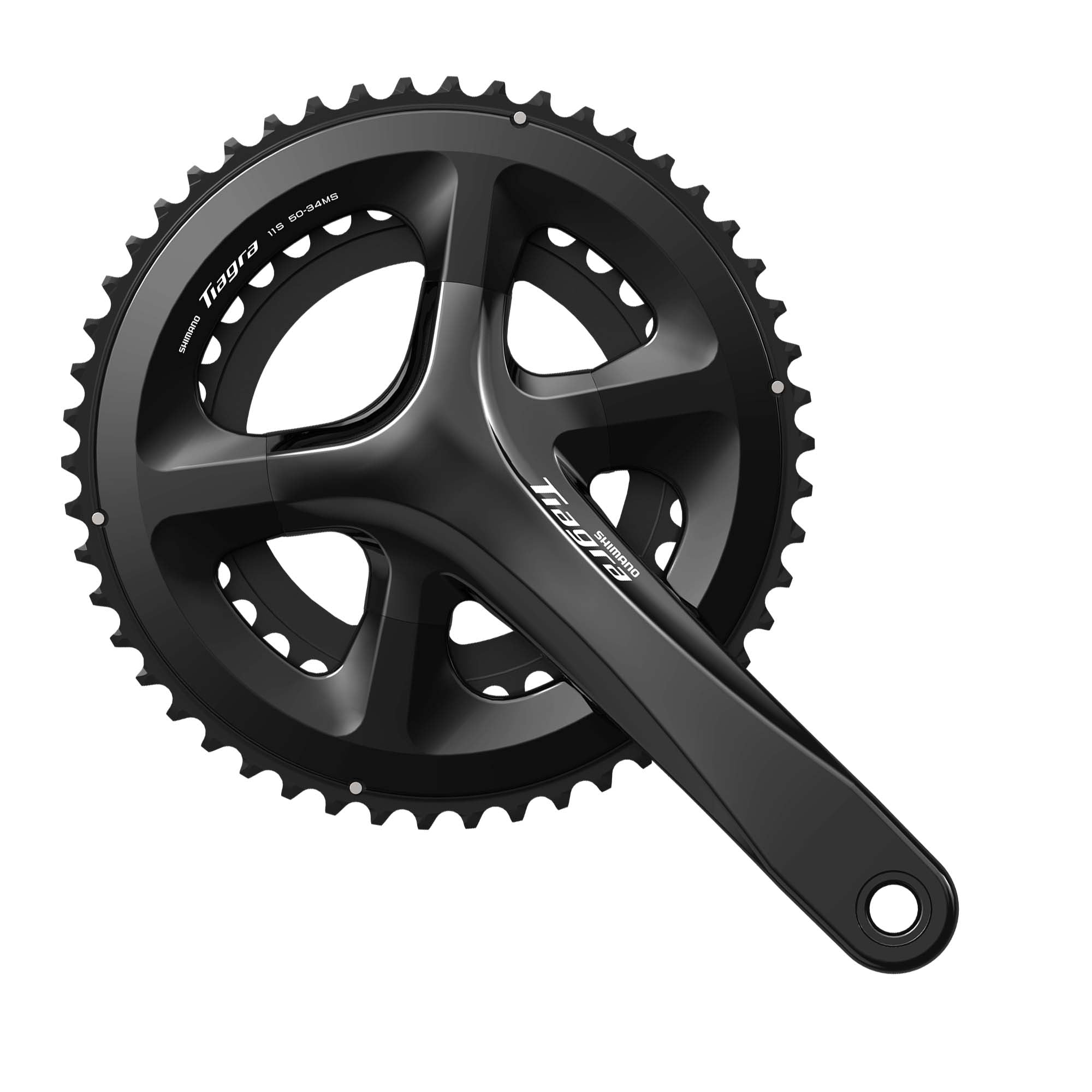 Juego Bielas/Platos Shimano Tiagra FC-R4000 50/34d 11v Sin Cazoletas Negro