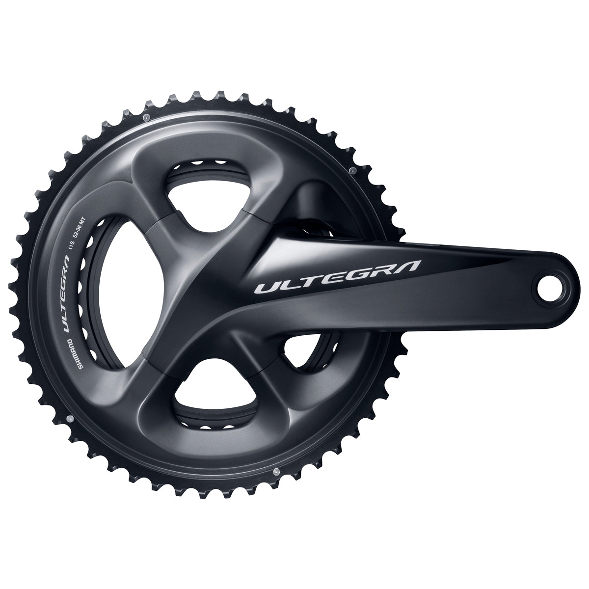 Juego Bielas/Platos Shimano Ultegra FC-R8000 Hollowtech II 52/36d 11v Sin Cazoletas Negro