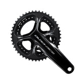Kampiakseli Shimano Dura-Ace FC-R9200 Hollowtech II 46/36t 12s Ilman keskiötä Musta