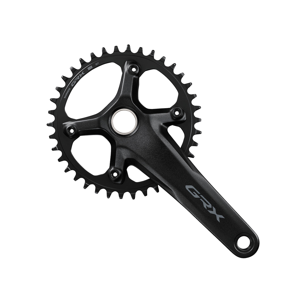 Juego Bielas/Plato Shimano GRX FC-RX610-1 38d 12v Negro