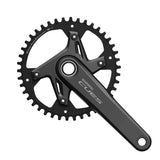 Kampiakseli Shimano Cues FC-U6040-1 Hollowtech II 42t 9/10/11s Ilman Keskiötä Musta
