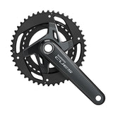 Kampiakseli Shimano Cues FC-U8000-2 Hollowtech II 46/32t 11s Ilman keskiötä ketjuohjaimella musta