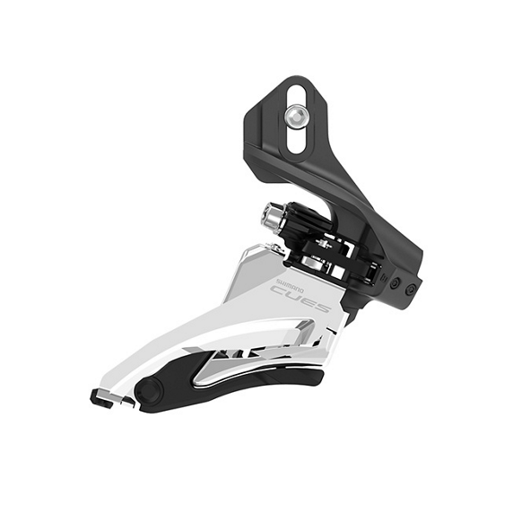 Desviador Delantero Shimano CUES P-FD-U6000-D Doble Side Swing Montaje Directo 10/11v Gris
