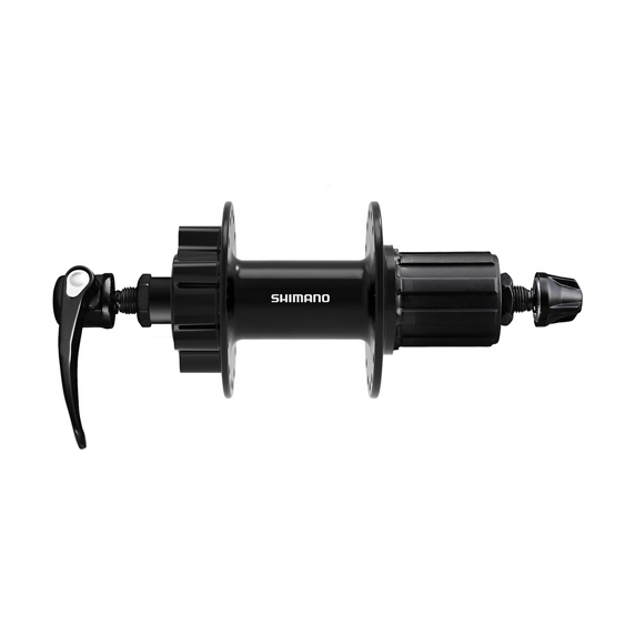 Buje Trasero Shimano FH-QB400-HM Freno Disco 6 Tornillos 8/11v 135/36 Negro