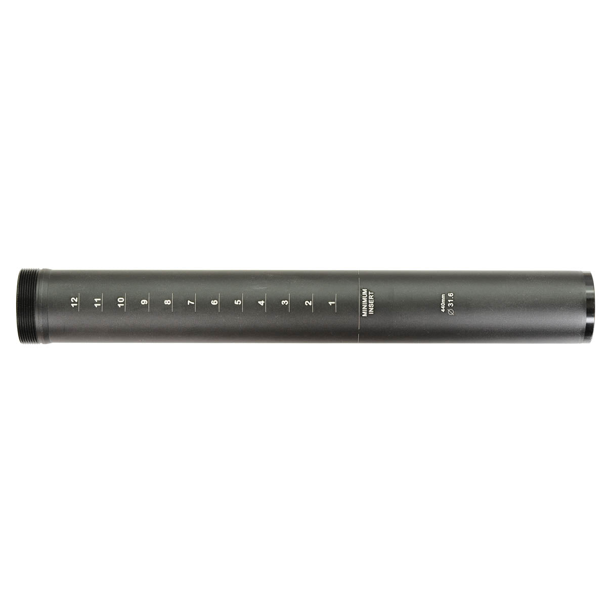 Tubo Inferior Cannondale DownLow 150mm Negro