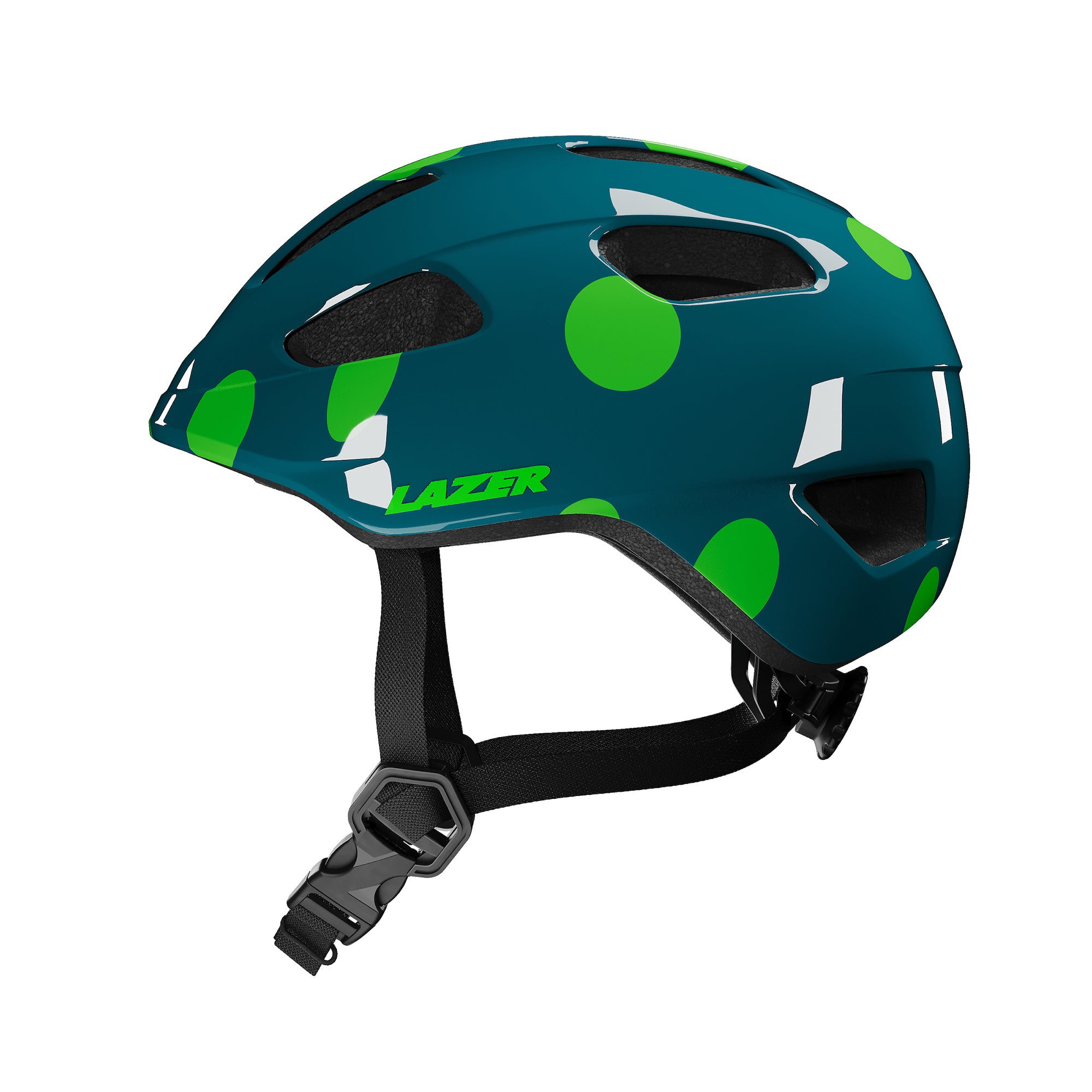 Casco Lazer Nutz 2.0 KC CE-CPSC Niño Green Dots #4