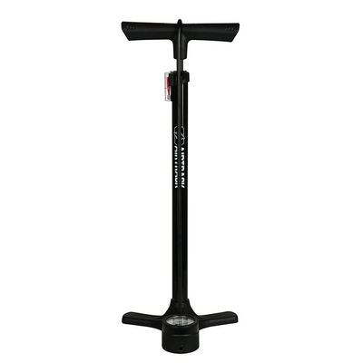 Bomba Taller Oxford Airtrack Acero Manómetro Negro